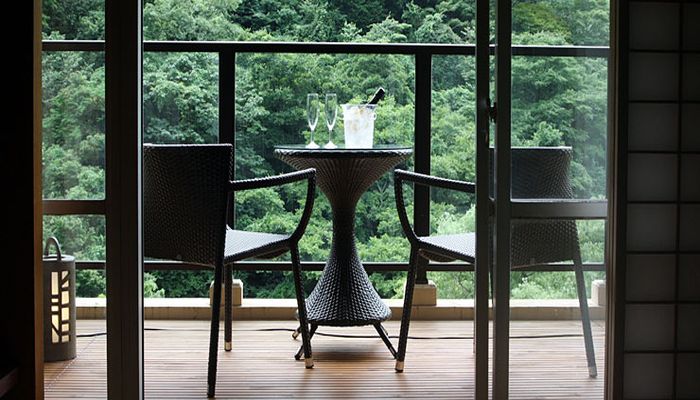 奥湯河原温泉の料理旅館